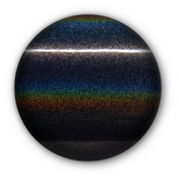 Gloss Holographic Metallic Black