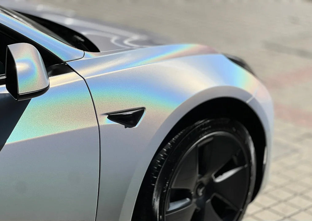 Gloss Holographic Metallic White - Milliotone