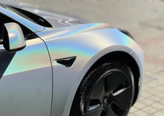 Gloss Holographic Metallic White - Milliotone