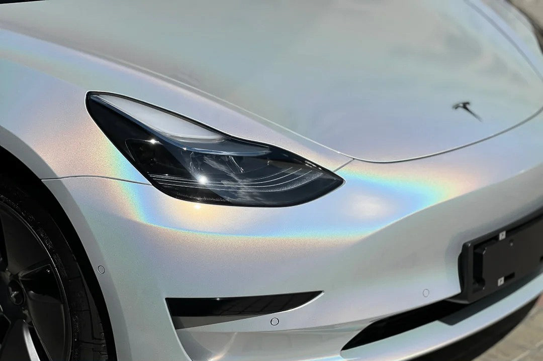 Gloss Holographic Metallic White - Milliotone