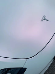 Satin Iridescent Whtie Iridescent Red - Milliotone