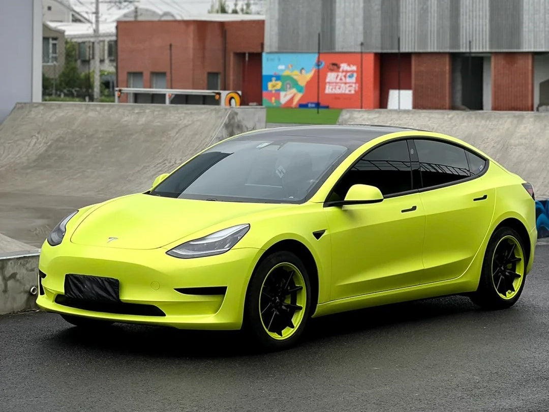 Satin Iridescent Metallic Yellow Green - Milliotone