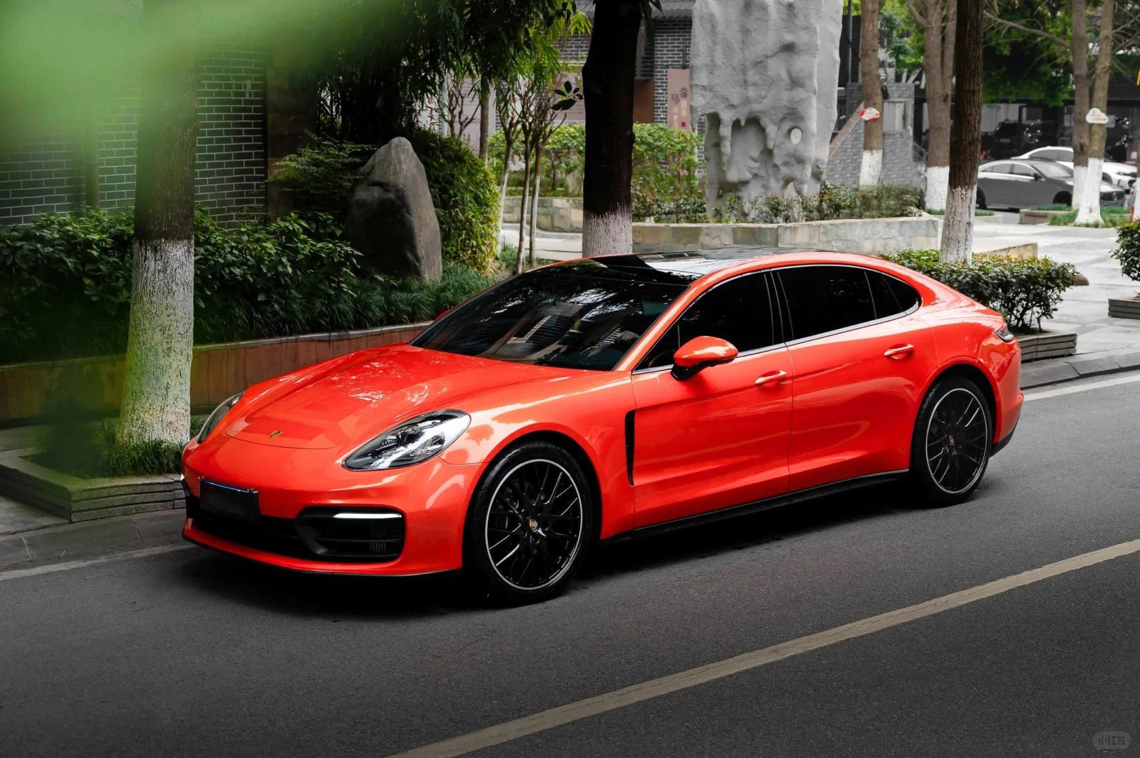 Gloss Blaze Orange - Milliotone car wrap vinyl film