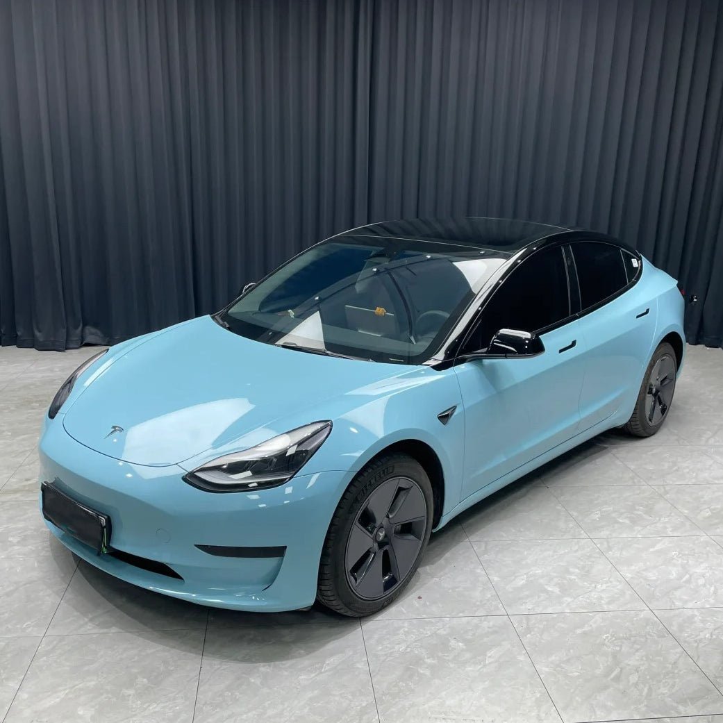 Gloss Breeze Blue - Milliotone car wrap vinyl film