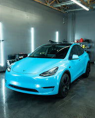 Gloss Diamond Light Blue - Milliotone car wrap vinyl film