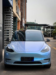 Gloss Iridescent Moonstone Grey - Milliotone car wrap vinyl film