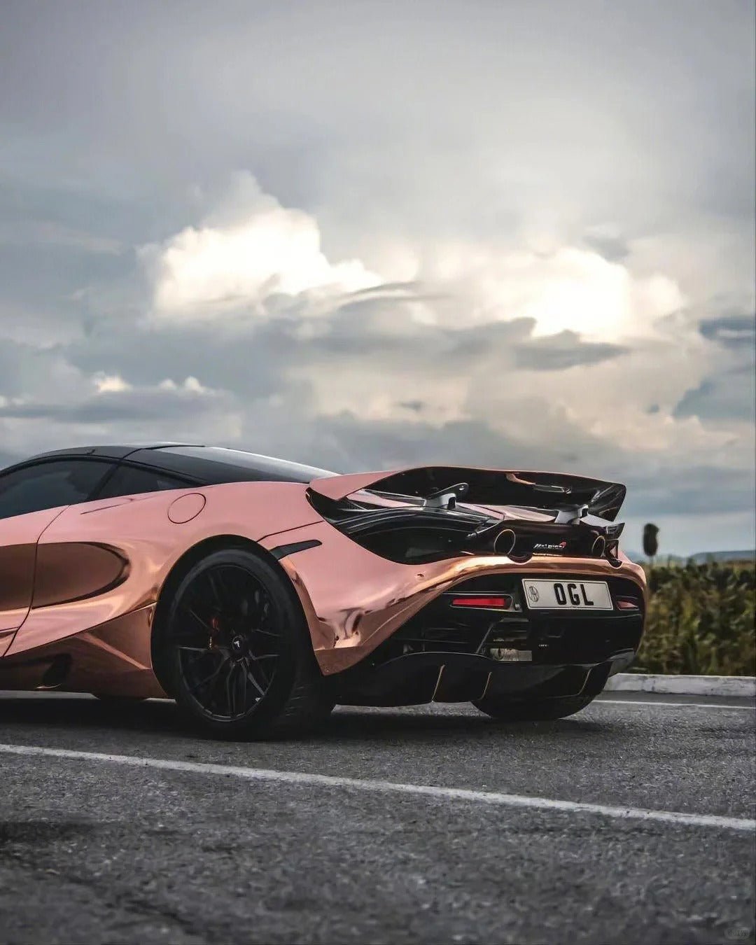 Rose Gold Chrome - Milliotone car wrap vinyl film