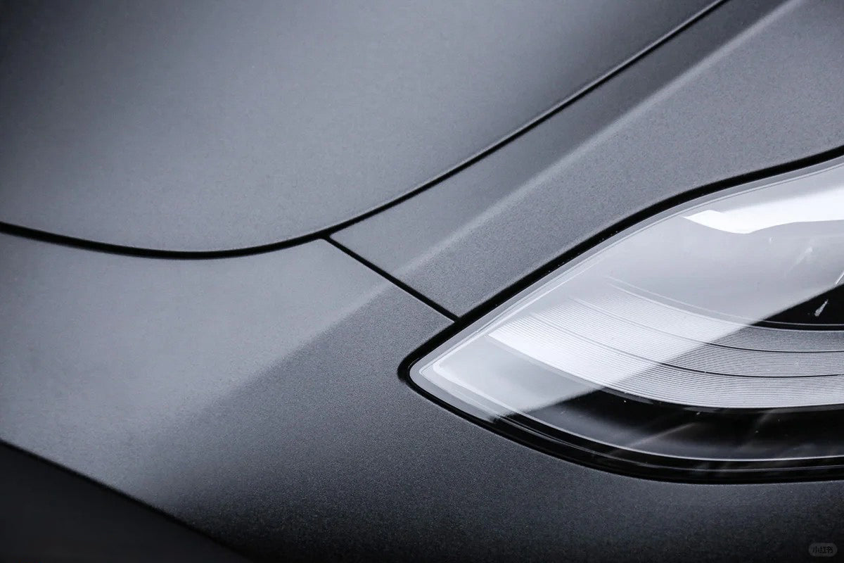 Satin Diamond Storm Black - Milliotone car wrap vinyl film
