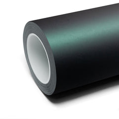 Satin Ghost Metal Deku Green - Milliotone car wrap vinyl film
