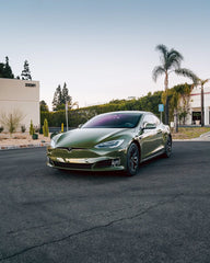 Super Gloss Battle Green - Milliotone car wrap vinyl film
