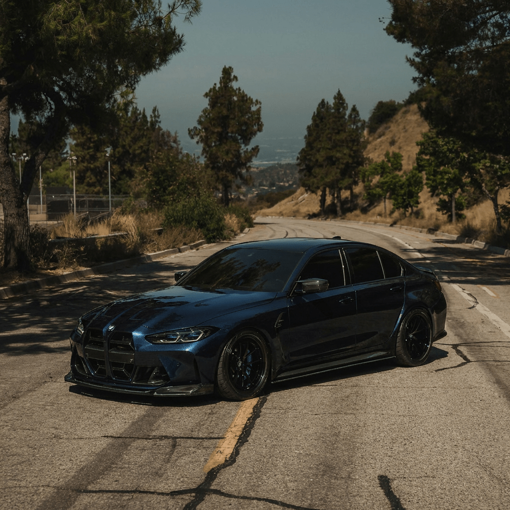 Super Gloss Metallic Azurite Black - Milliotone car wrap vinyl film