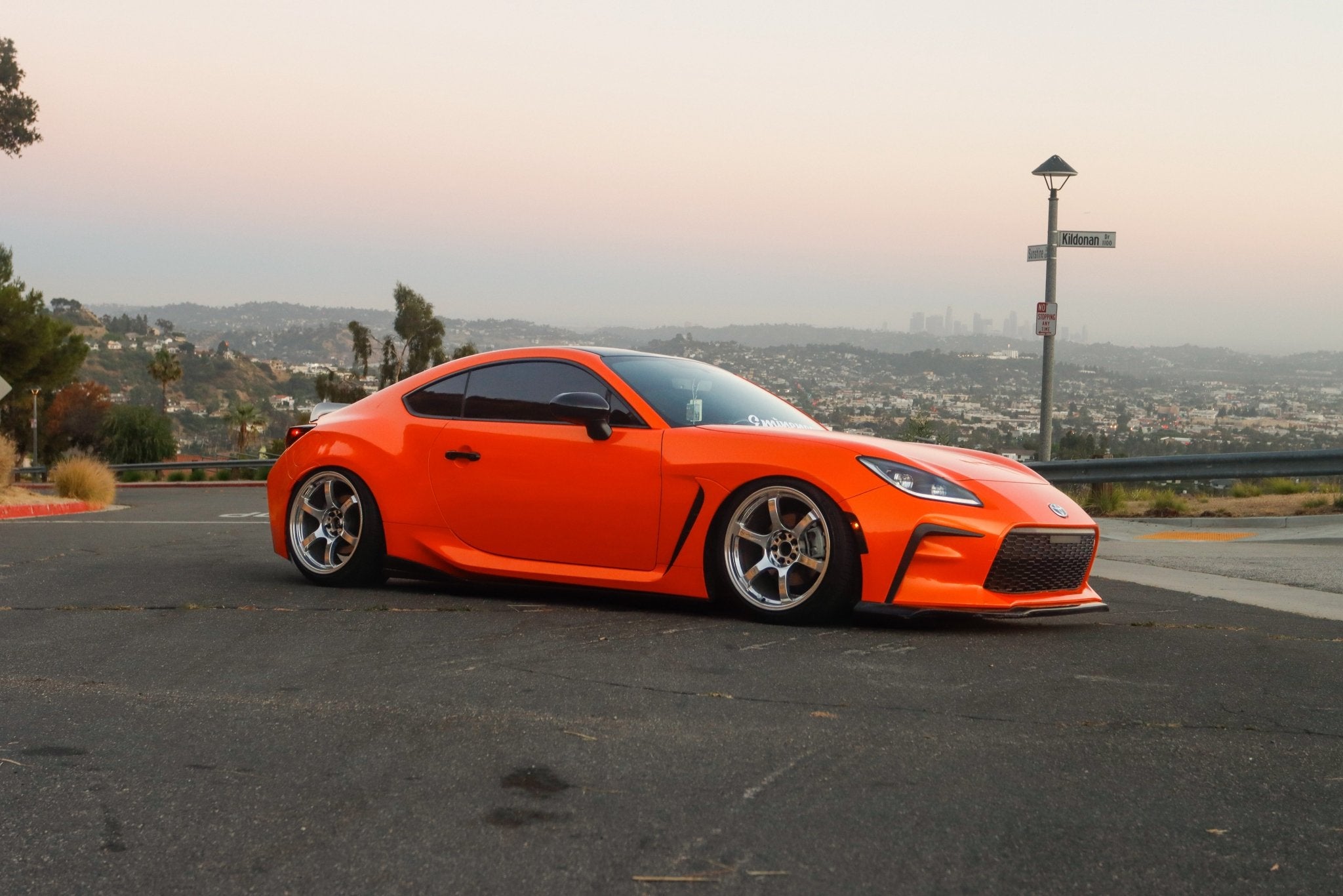 Super Gloss Metallic Fire Orange - Milliotone car wrap vinyl film