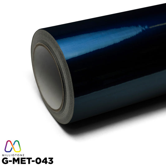 Gloss Metallic Navy Blue - Milliotone