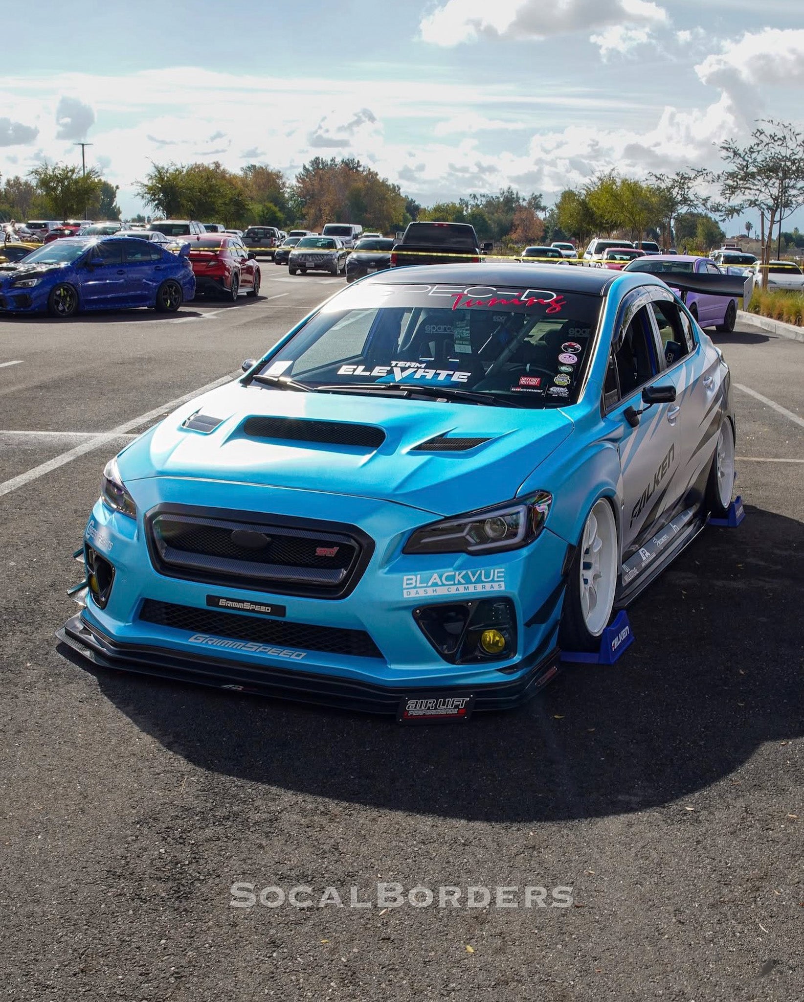 Satin Metallic Sky Blue