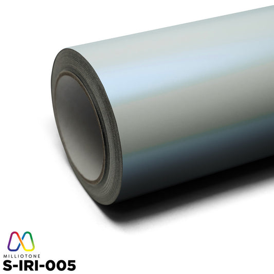 Satin Iridescent White Blue - Milliotone