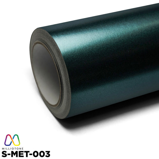 Satin Metallic Black Green - Milliotone