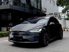Brushed Frosted Black - Milliotone car wrap vinyl film