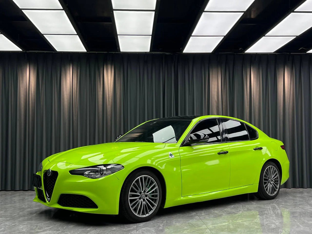 Gloss Apple Green - Milliotone car wrap vinyl film