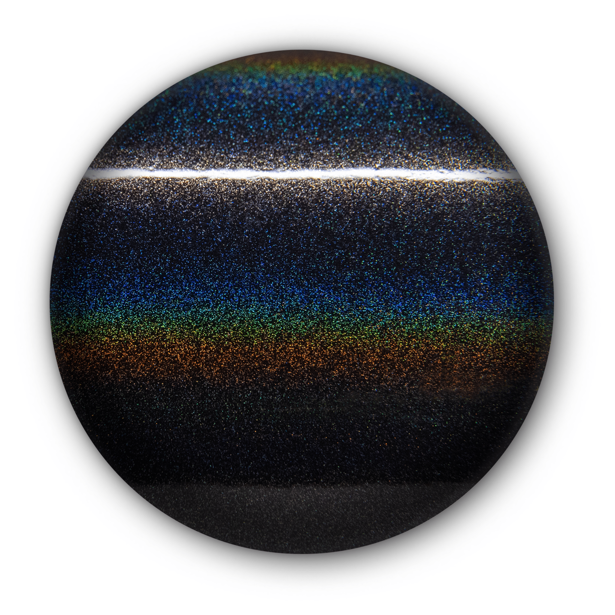 Gloss Holographic Metallic Black - Milliotone car wrap vinyl film