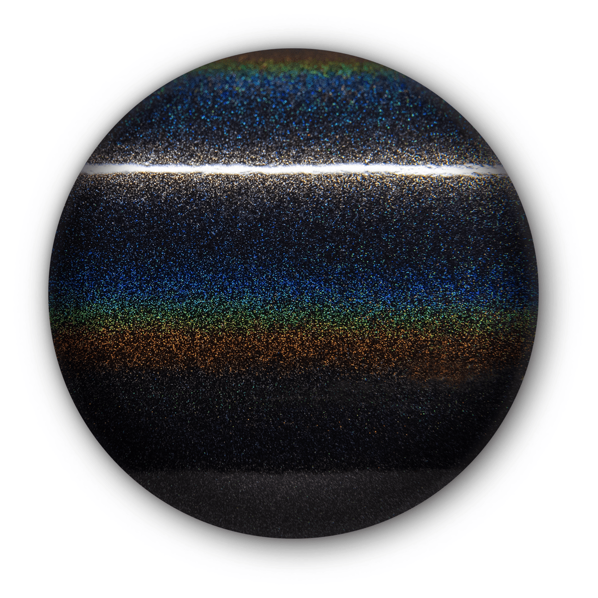 Gloss Holographic Metallic Black - Milliotone car wrap vinyl film