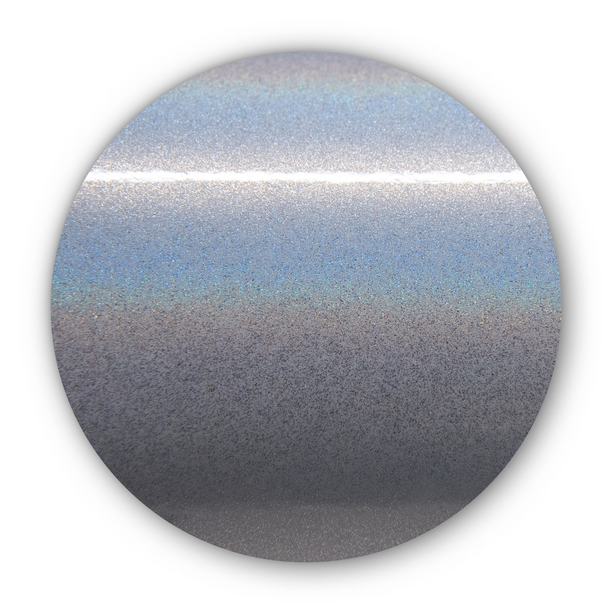 Gloss Holographic Metallic White - Milliotone car wrap vinyl film