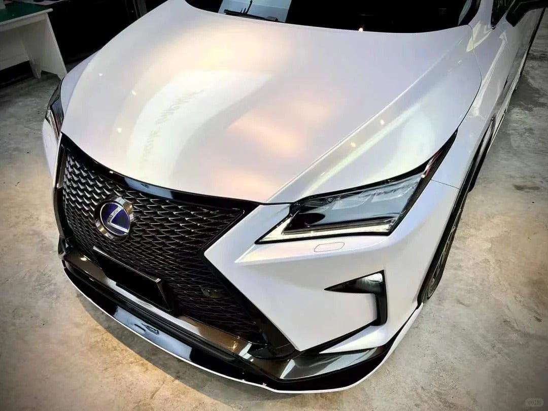 Gloss Iridescent Pearl White Gold - Milliotone car wrap vinyl film