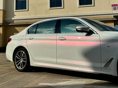 Gloss Iridescent Pearl White Red - Milliotone car wrap vinyl film