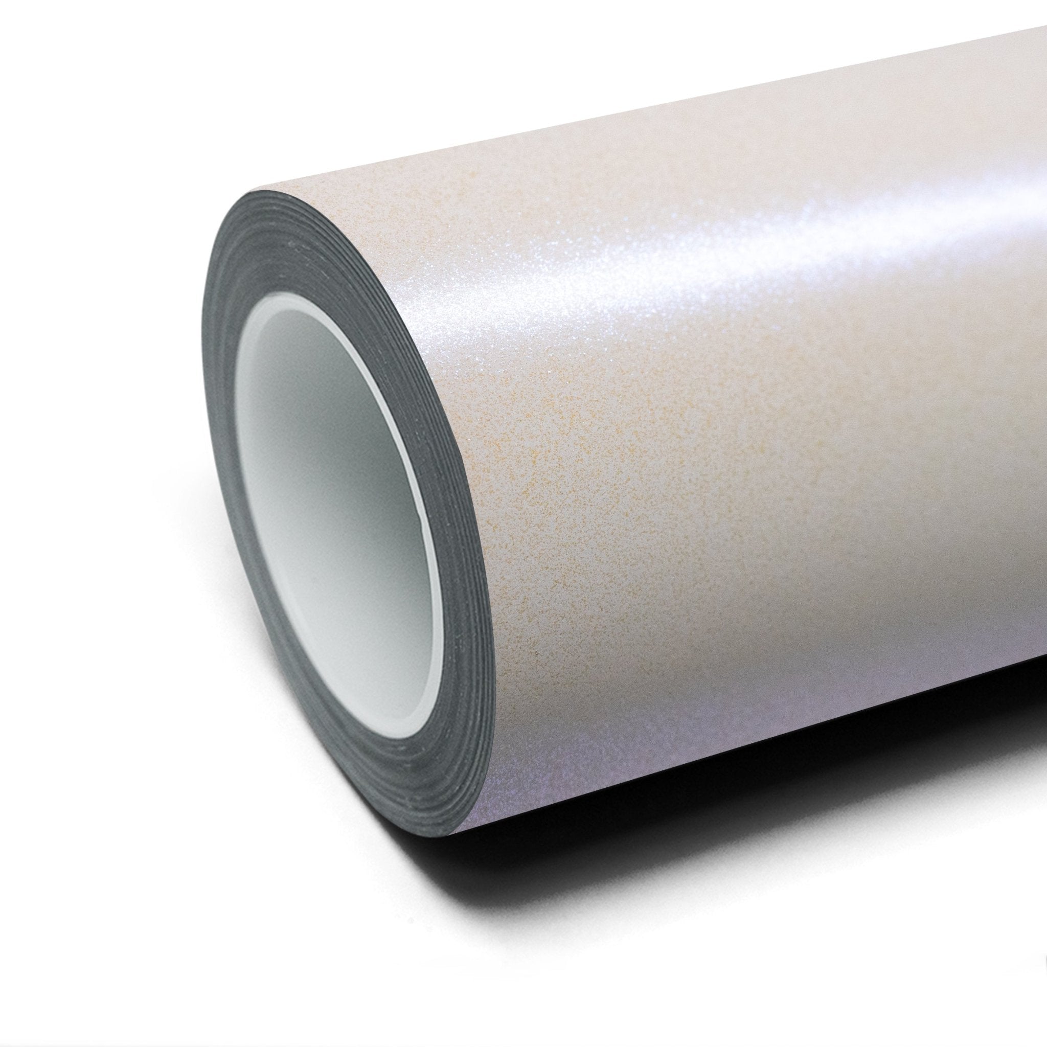 Satin Iridescent White Blue Glitter - Milliotone car wrap vinyl film