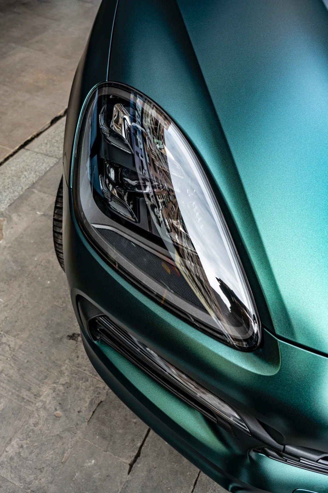 Satin Metallic Black Green - Milliotone